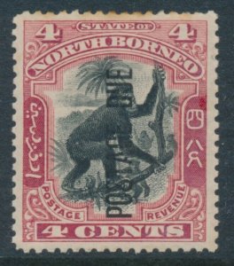 North Borneo 1897-99 SG D16a P 13½  Sc J13 4 Cent Postage Due