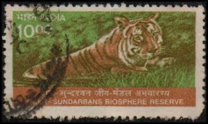 India 1826 - Used - 10r Bengal Tiger (2000) (cv $0.90) +