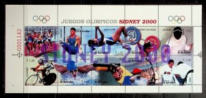 SALVADOR Sc 1541 NH MINISHEET OF 2000 - OLYMPICS - (CT5)