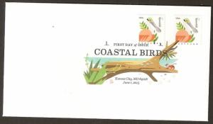 US 4993 Coastal Birds Spoonbill DCP FDC 2015