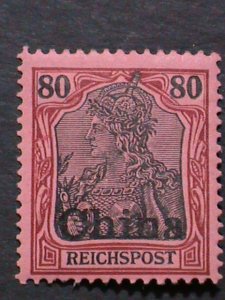 ​GERMANY-OFFICE IN CHINA-1901 SC#32-MINT ORIGINAL GUM121 YEARS OLD VF STAMP