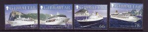 Gibraltar-Sc#1052-5-unused NH set-Cruise Ships-2006-