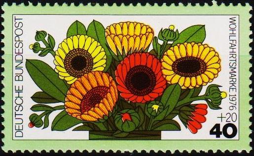 Germany. 1976 40pf+20pf S.G.1797 Unmounted Mint