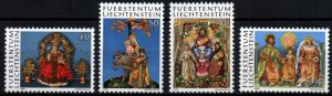 Liechtenstein # 610 - 613 MNH