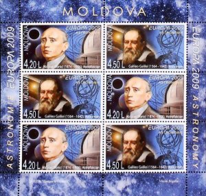 Moldova / Moldova 2009 Europa Astronomy MNH** Sheet 17233-