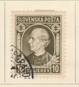 A5P57F179 Slovakia 1939 Unwmk 10h Perf 12 1/2 used