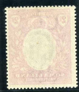 Somaliland 1904 KEVII 2r dull & bright purple MLH. SG 42. Sc 37.