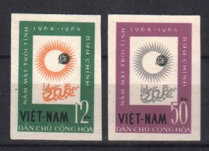 VIETNAM STAMPS, 1964 SPACE Sc.#289-290, IMPERF., MNG