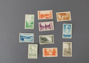 740-749, National Parks Mint Prev Hinged, CV $22.50