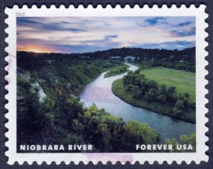 U.S. #5381e Forever Used (Niobrara River)