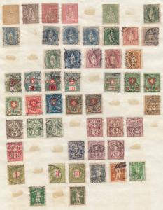 Switzerland - small stamp collection - (1783)