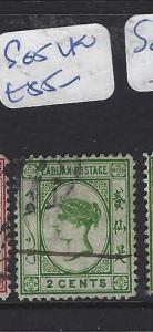 LABUAN (P2407B)  QV CAMEO 2C   SG 5    PEN CANCEL   VFU 