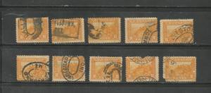 10 x #400 PANAMA-PACIFIC EXPOSITION ISSUE Perf. 12