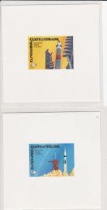 Central Africa # 251-252, C135-137, Apollo-Soyuz Deluxe Proof Cards, Mint NH