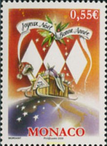 217349 MNH MONACO 2008 NAVIDAD