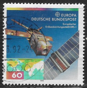 Germany #1642 60 pf Europa - Satellites ERS1
