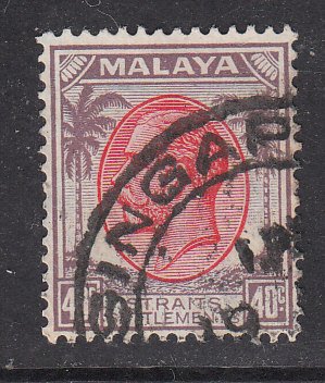 Straits Settlements 1936 Sc 229 KGV 40c Used