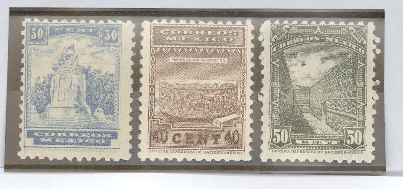 Mexico #797/848/849 Unused Single