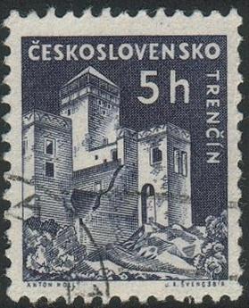 Czechoslovakia#970 - Trencin Castle - Used