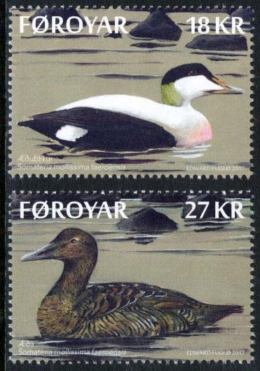 Faroe Islands 2017 Scott #675-676 Mint Never Hinged