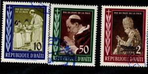 Haiti #444-446 USED-XF