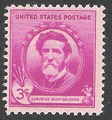 US #886, Saint-Gaudens, Mint-LH