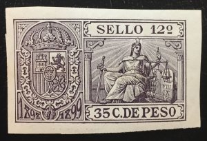 Cuba?? Sello Revenue 115 ?? 35 C. De Peso MNH (c1898-1899) [R153]