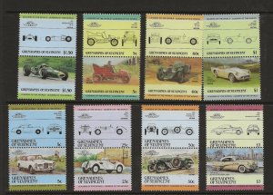 Thematic stamps - Cars St. Vincent Gren 1984-5 sets I & II 16 vals l MNH