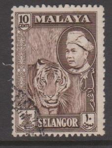 Malaya Selangor Sc#107 Used
