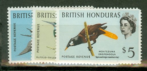 BH: British Honduras 167-178 MNH CV $75.60; scan shows only a few