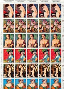 Brazil Haiti Nicaragua Fish Malaria Judo Triangulars Art Blocks MNH(280+)Top870