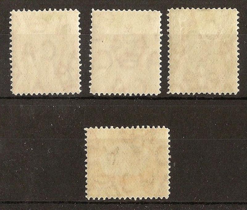 Falklands 1904 EDVII 1d SG44/Shades Mint (4v)