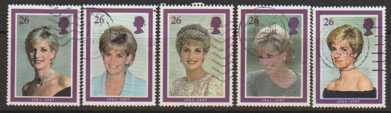Great Britain SG 2021 - 2025 Fine Used  set of 5 