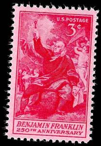 # 1073 MINT NEVER HINGED BENJAMIN FRANKLIN