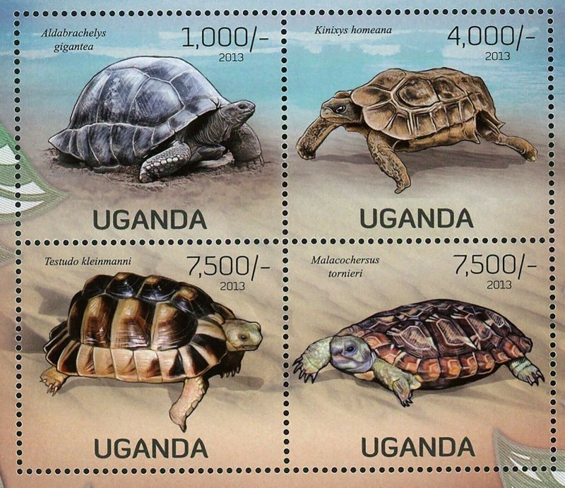 Turtles Stamp Aldabrachelys Gigantea Testudo Kleinmanni S/S MNH #3005-3008