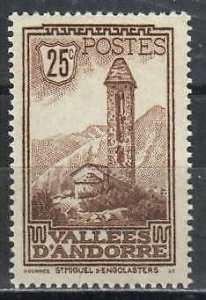 Andorra, French Stamp 30  - St. Miguel d'Engolasters