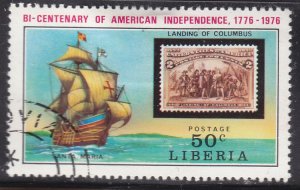 Liberia 708 American Revolution Bicentennial 1975