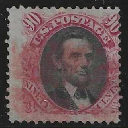 US 122 Classic to Modern Avg-F Used Rare Red Cancel - Centered Right