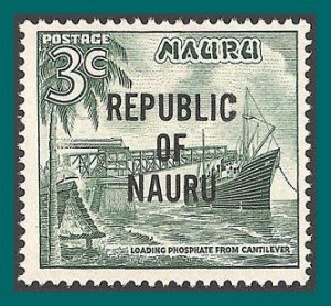 Nauru 1968 Independence, Ship, 3c MNH #74,SG82