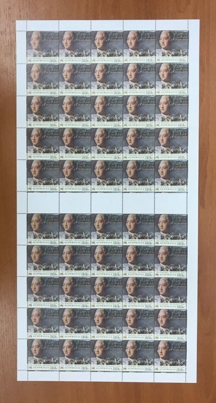 Australia 1986 33c Bicentennial (King George) full sheet of 50 MUH**