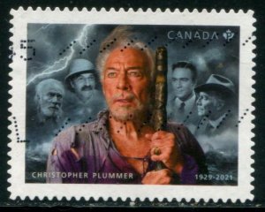 3303 Canada (92c) Christopher Plummer SA, used
