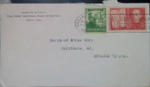 O) 1940 CUBA, CIBONEY INDIAN AND CIGAR, Dr. NICOLAS J. GUTIERREZ, THE FIRST NATI