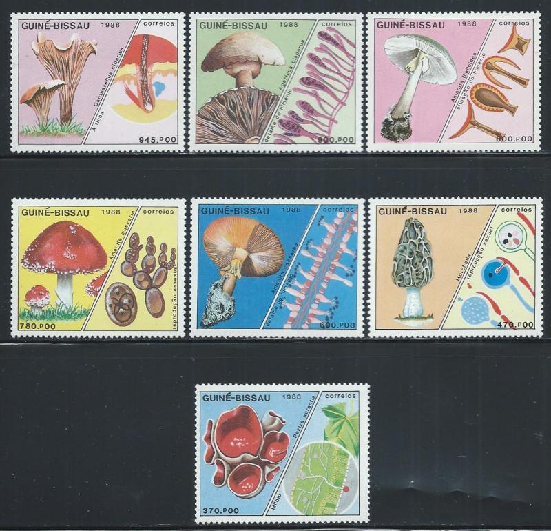 GUINEA-BISSAU SC# 765-71 FVF/MNH 1988