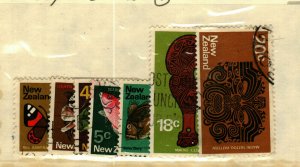 New Zealand #439,442-4,448,451-2 used