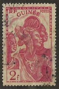 French Guinea 154, used. 1938.  (F434)