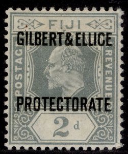 GILBERT AND ELLICE ISLANDS EDVII SG3, 2d grey, M MINT. Cat £23.