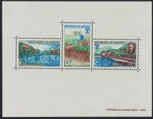 Dahomey Winter Olympic Games Grenoble MS 1967 MNH SC#243a SG#MS306 MI#Block 10