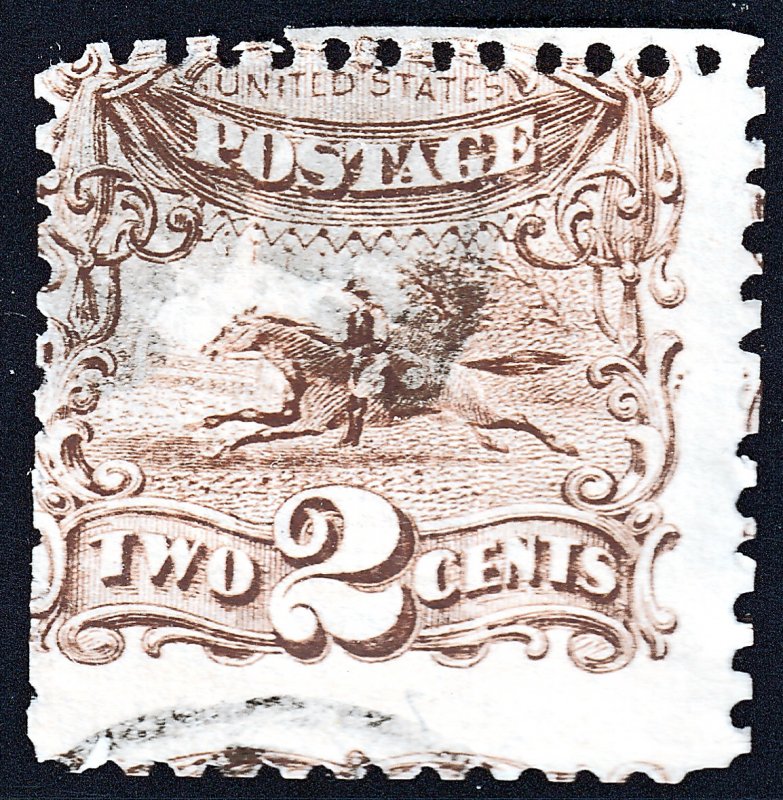 #113 Used, Ave, Clipped perfs (CV $80 - ID27384) - Joseph Luft