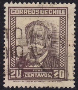 Chile - 1931 - Scott #181 - used - Manuel Bulnes