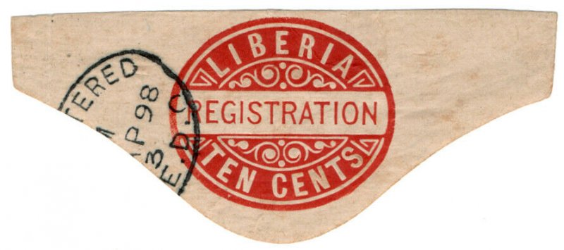 (I.B) Liberia Postal : Registration 10c